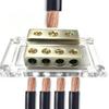 1pcs One Out of Four Ground Box Automotive Electronic Parts Cable Power Ground Distribution Block Car Hub Car Junction Box view 1