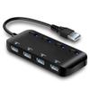 USB3.0 Hub,4 Port High Speed Splitter Micro USB Hub Tablet Laptop Computer Notebook view 1