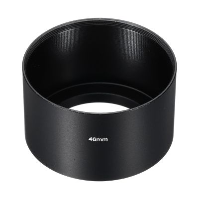 PATIKIL 46mm Lens Hood, Long Focus Frosted Surface Anti-Reflective Inside Hood for Camera Lens, Black for Nikon, for Fujifilm, for Pentax, for Leica