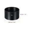 PATIKIL 46mm Lens Hood, Long Focus Frosted Surface Anti-Reflective Inside Hood for Camera Lens, Black for Nikon, for Fujifilm, for Pentax, for Leica view 2