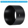 PATIKIL 46mm Lens Hood, Long Focus Frosted Surface Anti-Reflective Inside Hood for Camera Lens, Black for Nikon, for Fujifilm, for Pentax, for Leica view 4