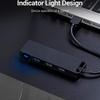 USB 3.0 HUB 4 Port Adapter Multi USB 2.0 Splitter High Speed PC Computer Accessories USB Type-C Hub view 4