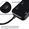 USB 3.0 HUB 4 Ports Fast Speed Thin USB3.0 Splitter Cable LED Indicator Seperate Switches for PC Mouse Keyboard Computer view 4