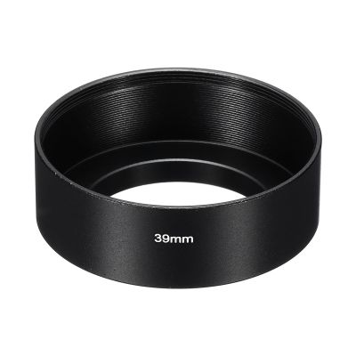 PATIKIL 39mm Lens Hood, Standard Focus Frosted Surface Anti-Reflective Inside Hood for Camera Lens, Black for Nikon, for Fujifilm, for Pentax, for Leica