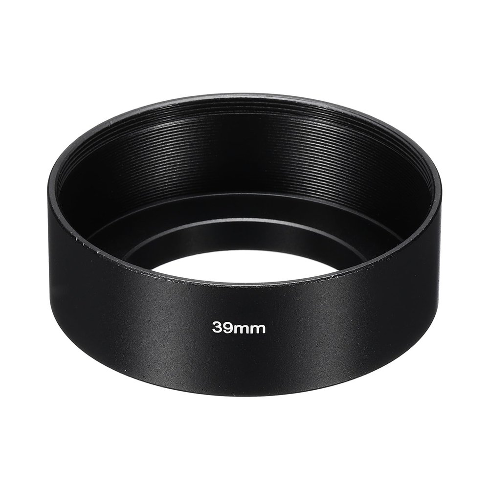 PATIKIL 39mm Lens Hood, Standard Focus Frosted Surface Anti-Reflective Inside Hood for Camera Lens, Black for Nikon, for Fujifilm, for Pentax, for Leica