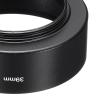 PATIKIL 39mm Lens Hood, Standard Focus Frosted Surface Anti-Reflective Inside Hood for Camera Lens, Black for Nikon, for Fujifilm, for Pentax, for Leica view 3