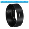 PATIKIL 39mm Lens Hood, Standard Focus Frosted Surface Anti-Reflective Inside Hood for Camera Lens, Black for Nikon, for Fujifilm, for Pentax, for Leica view 4