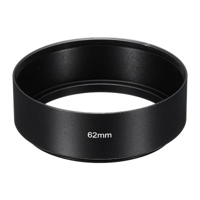 PATIKIL 62mm Lens Hood, Standard Focus Frosted Surface Anti-Reflective Inside Hood for Camera Lens, Black for Nikon, for Fujifilm, for Pentax, for Leica