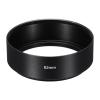 PATIKIL 62mm Lens Hood, Standard Focus Frosted Surface Anti-Reflective Inside Hood for Camera Lens, Black for Nikon, for Fujifilm, for Pentax, for Leica view 1