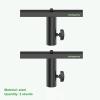 NiuNyuNeu T-Bar Lighting Extension DJ Lighting Stand Cross Bar Single Light for Speaker Stand Tripod Mount view 2