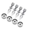 4Pcs Speaker Spike Feet, Speaker Spike Pad Kit, HiFi Speaker Shockproof Cone Base Pads, Anti Scratches view 1