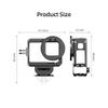 Andoer Vlog Metal Video Cage Action Camera Case Protective Cover with Cold Shoe Mount Extension Accessory Replacement for GoPro Hero 12/11/10/9, enhanced version view 4