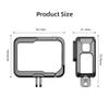Andoer Vlog Metal Video Cage Action Camera Case Protective Cover with Cold Shoe Mount Extension Accessory Replacement for GoPro Hero 12/11/10/9, Simple Version view 4