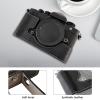 Andoer Portable Camera Case, Retro Style Camera Bag Carrying Case with Bottom Opening and Shoulder Strap Replacement for Nikon Zf/Z F Camera, black view 3
