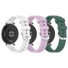 3-Packs Watch Band for Garmin Lily 2, Soft Silicone 14mm Replacement Watch Band Compatible with Garmin Lily 2 (White+Purple+Green) view 4