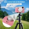 Andoer Portable Camera Case, Retro Style Camera Bag Carrying Case with Bottom Opening with Shoulder Strap for Fujifilm X100VI Camera, Pink view 4