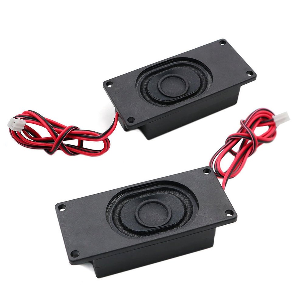1pair Speaker 3070 8Ohm 3W Computer Loudspeaker Speaker Full Frequency Rectangles Speaker Quality Sound for Electronics Weight