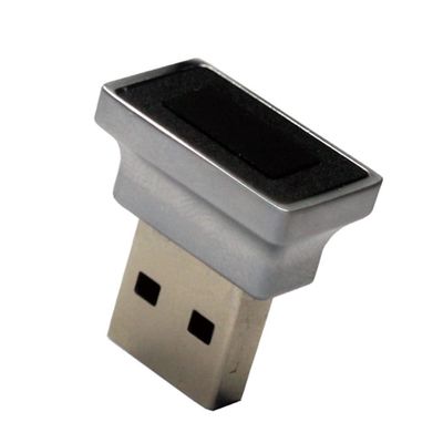 GZSHUNLI 1 Piece USB Fingerprint Reader Computer USB Fingerprint Lock for 10 11 Hello USB Fingerprint Sign-in Unlock Module, Silver, 500367117