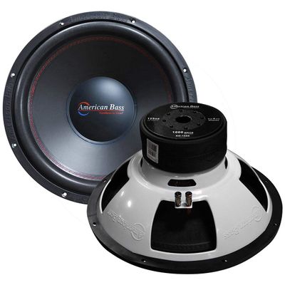 2 x 15 Subwoofer 2000W 4 Ohm DVC Pro Car Audio American Bass XO-1544