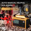 Emergency Radio12000mAh, Weather Radio 6 Ways Powered, Solar Hand Crank Radio Flashlight Cell Phone Charger, AUTO NOAA AM/FM/SW Portable Radio Rechargeable, Reading Lamp, SOS Alarm for Emergencies view 2