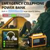 Emergency Radio12000mAh, Weather Radio 6 Ways Powered, Solar Hand Crank Radio Flashlight Cell Phone Charger, AUTO NOAA AM/FM/SW Portable Radio Rechargeable, Reading Lamp, SOS Alarm for Emergencies view 4