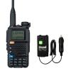QUANSHENG UV-5R Plus Radio NOAA USB-C Charging Ham Radio AM FM Long Range RT-600 Air Band Tri-Band with Battery Eliminator Car Charger view 1