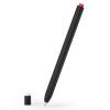 AKABEILA iPencil Case Compatible with Apple Pencil 1st Gen, Ultra Light Silicone Pen Skin Cover with 2 Nib Covers Protective Skin Case Non-Slip Smooth Grip Holder Retro Mysterious Black view 1