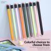 AKABEILA iPencil Case Compatible with Apple Pencil 1st Gen, Ultra Light Silicone Pen Skin Cover with 2 Nib Covers Protective Skin Case Non-Slip Smooth Grip Holder Retro Mysterious Black view 3