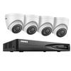 ANNKE 5MP Home Security Camera System, 12MP H.265+ NVR for 24/7 Reocrding, 4pcs 5MP 3K PoE IP Turret Camera Wired, Human&Vehicle Detection, IP67 Waterproof, Color Night Vision, HDD Not Included view 1