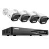 ANNKE 12MP PoE Security Camera System, 8CH NVR, 4X 12 Megapixel UHD PoE Surveillance IP Camera with Human&Vehicle Detection, Smart Dual Light, Color Night Vision, No HDD Included view 1