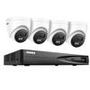 ANNKE 12MP PoE Security Camera System, 8CH NVR, 4 x 12MP UHD PoE Surveillance IP Turret Camera with Smart Dual Light, Human&Vehicle Detection, Color Night Vision, IP67, 6TB HDD Included view 1