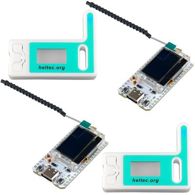 DIYmalls 2pcs 915MHz LoRa 32 V3 with IPEX Antenna + 2pcs LoRa V3 Case