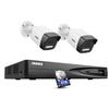 ANNKE 8MP PoE Security Camera System, 12MP H.265+ NVR, 2pcs 4K PoE Surveillance IP Bullet Camera with Smart Dual Light, Human&Vehicle Detection, Color Night Vision, IP67, 6TB HDD Included view 1