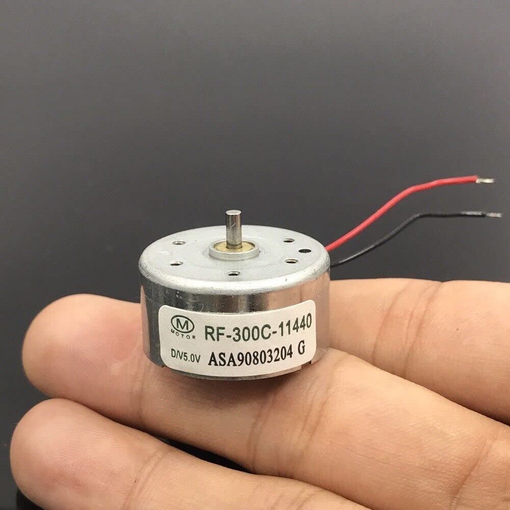 DirectNine Basics -300C-11440 DC 3V 3.7V 5V 6V D/V 5.0 Mini Round 24mm Mor for CD DVD Player