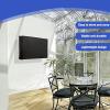 Outdoor Tv Screen Protector All Weather Universal Protector Dustproof Waterproof Cover for 22-65'' Lcd Tvs view 3