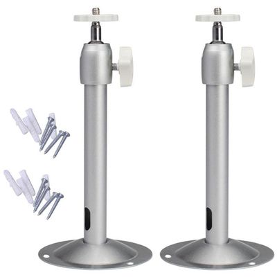 CCTV Security Camera Mount Bracket,Aluminum Alloy Mount Bracket Television Wall Mount Wall Bracket Mount for Tv Wall Mount Wall Mount Ceiling Stand (2-PCS)