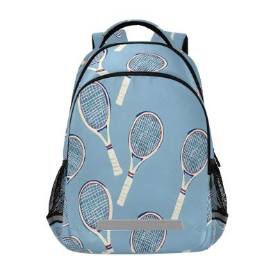 ALAZA Tennis Racket Backpacks Travel Laptop Daypack School Book Bag for Men Women Teens Kids