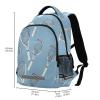 ALAZA Tennis Racket Backpacks Travel Laptop Daypack School Book Bag for Men Women Teens Kids view 3