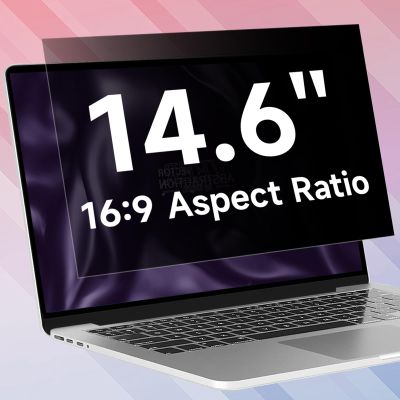 ANTOGOO V Laptop Privacy Screen 14 Inch (1920x1080), Anti Blue Light Glare & Anti Scratch Computer Privacy Shield for HP 14" Laptop/HP Pavilion 14/HP Chromebook 14/HP Stream 14/HP ProBook 14