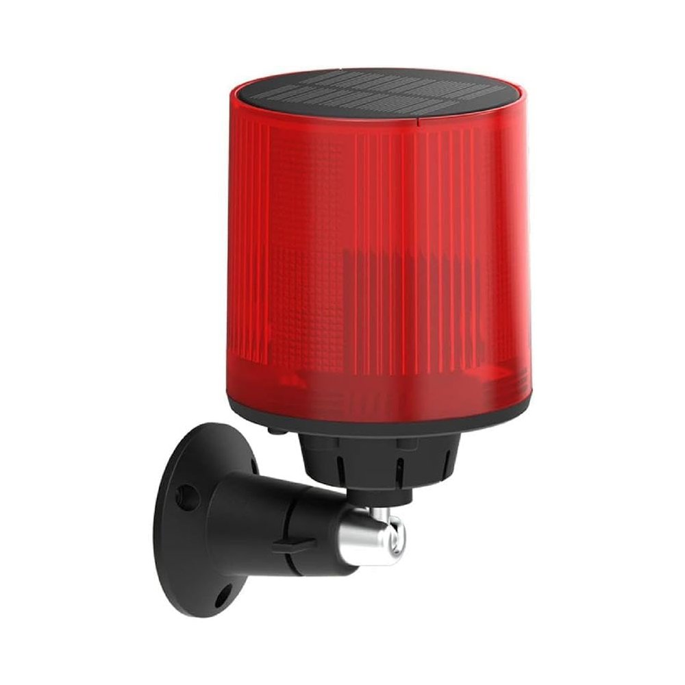 WBRSybUS Farm Yard Garden Solar Outdoor Motion Sensor Alarm, Support Recording Volume Loud, Noise Maker Solar Alarm Warning Light, Outdoor Use Writable Warehouserecording Function