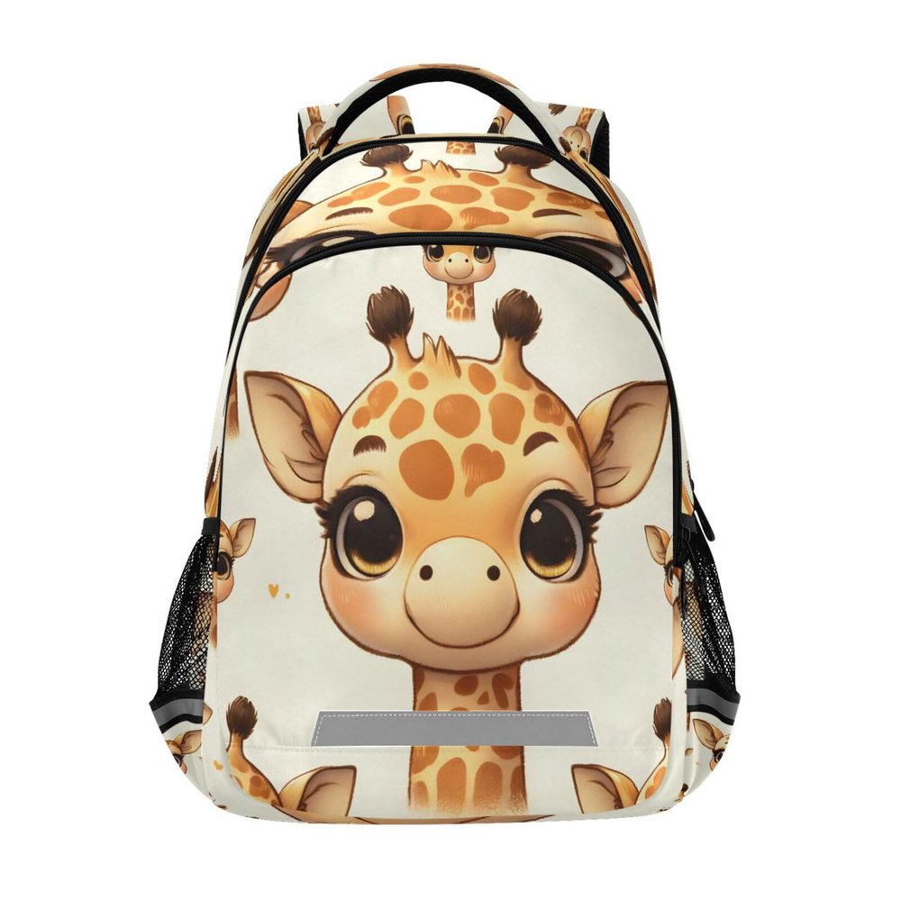 ALAZA Cute Baby Giraffe Face Pattern Backpacks Travel Laptop Daypack School Book Bag for Men Women Teens Kids