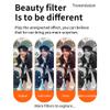 Andoer Compact Digital Camera, 4K 48MP Photo Camera 2.8 Inch Digital Camera AF Auto Focus with 16X Zoom, Rechargeable Camera for Kids, Beginners, Adults, White/Dark Grey Heather view 2