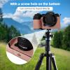 Andoer Portable Camera Protective Case Retro Style Camera Case Carry Bag Opening Bottom Design with Shoulder Strap Replacement for Fujifilm XS20/X-S20 Camera, Pink view 4
