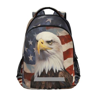 ALAZA Eagle Backpacks Travel Laptop Daypack School Book Bag for Men Women Teens Kids