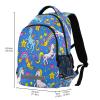 ALAZA Unicorns Rainbows Stars and Hearts Backpacks Travel Laptop Daypack School Book Bag for Men Women Teens Kids view 3