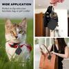 FGERWZ [2 Pack] Silicon Case for Tile Mate 2022 Tracker with Keychains, Tile Mate Holder Anti Lost Hidden Full Cover, Waterproof Tile Mate Case for Keys, Bags, Cat Dog Collar Holder (Black+Black) view 3