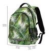 ALAZA Green Palm Leaves Backpacks Travel Laptop Daypack School Book Bag for Men Women Teens Kids view 3