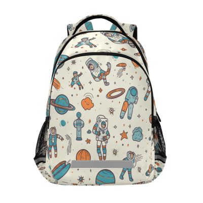 ALAZA Space Astronaut01 Backpacks Travel Laptop Daypack School Book Bag for Men Women Teens Kids