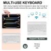 BORIYUAN Keyboard Case for New iPad Pro 13 Inch (M5 2025 / M4 2024), 7 Colors Backlit Detachable Keyboard Slim Folio Smart Cover for iPad Pro 13" with Pencil Holder, Auto Sleep/Wake  Pink view 2