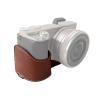 Andoer Portable Camera Protective Case Retro Style Camera Case Bottom Opening Carrying Bag with Replacement Shoulder Strap for Sony A6400/A6300/A6100/A6000 Camera, Coffee view 4